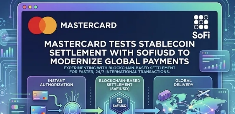 Mastercard Tests Stablecoin Settlement with SoFiUSD to Modernize Global Payments