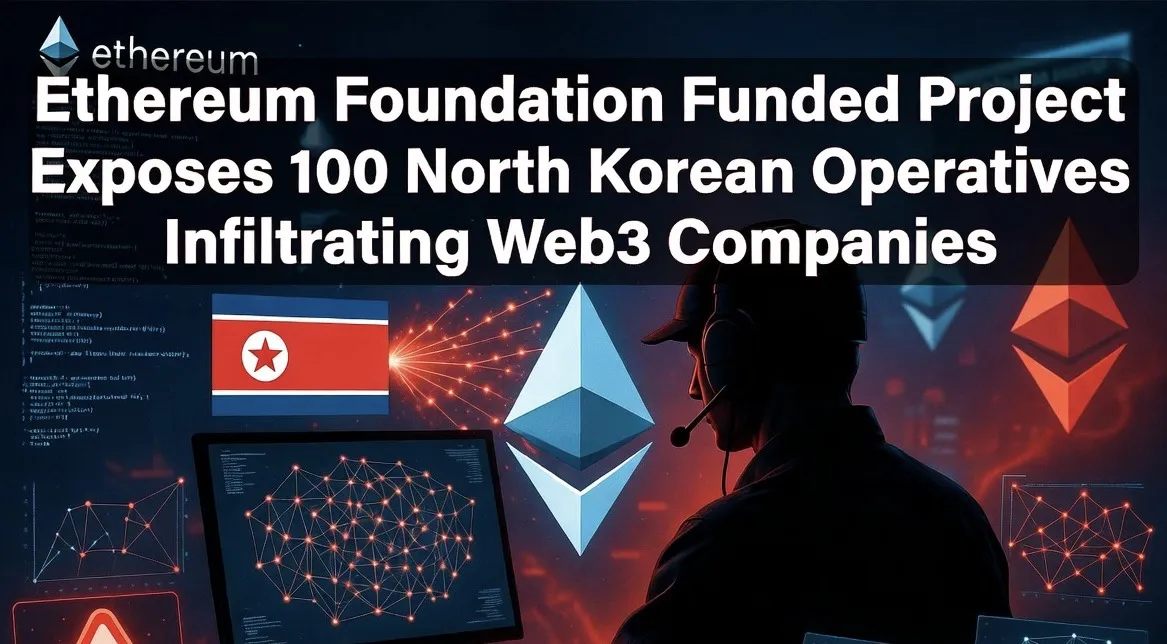 Ethereum Foundation Project Exposes 100 North Korean Operatives in Web3 Firms
