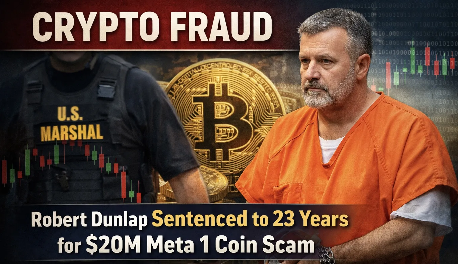 Texas Man Sentenced to 23 Years in Major Cryptocurrency Fraud Case
