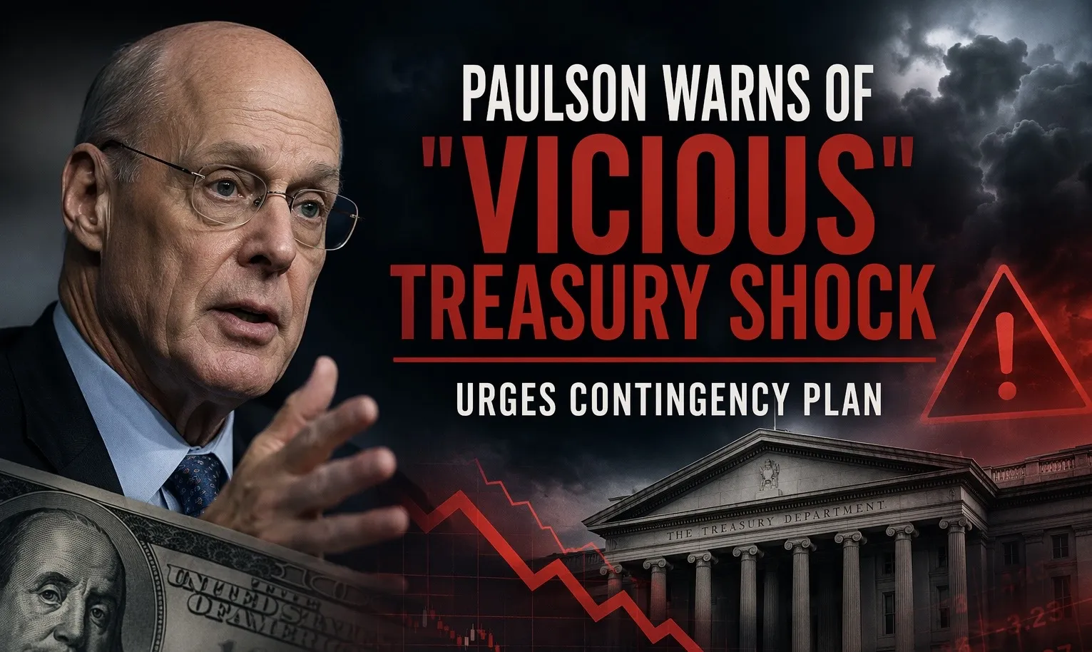 Paulson Warns of "Vicious" Treasury Shock; Urges Contingency Plan