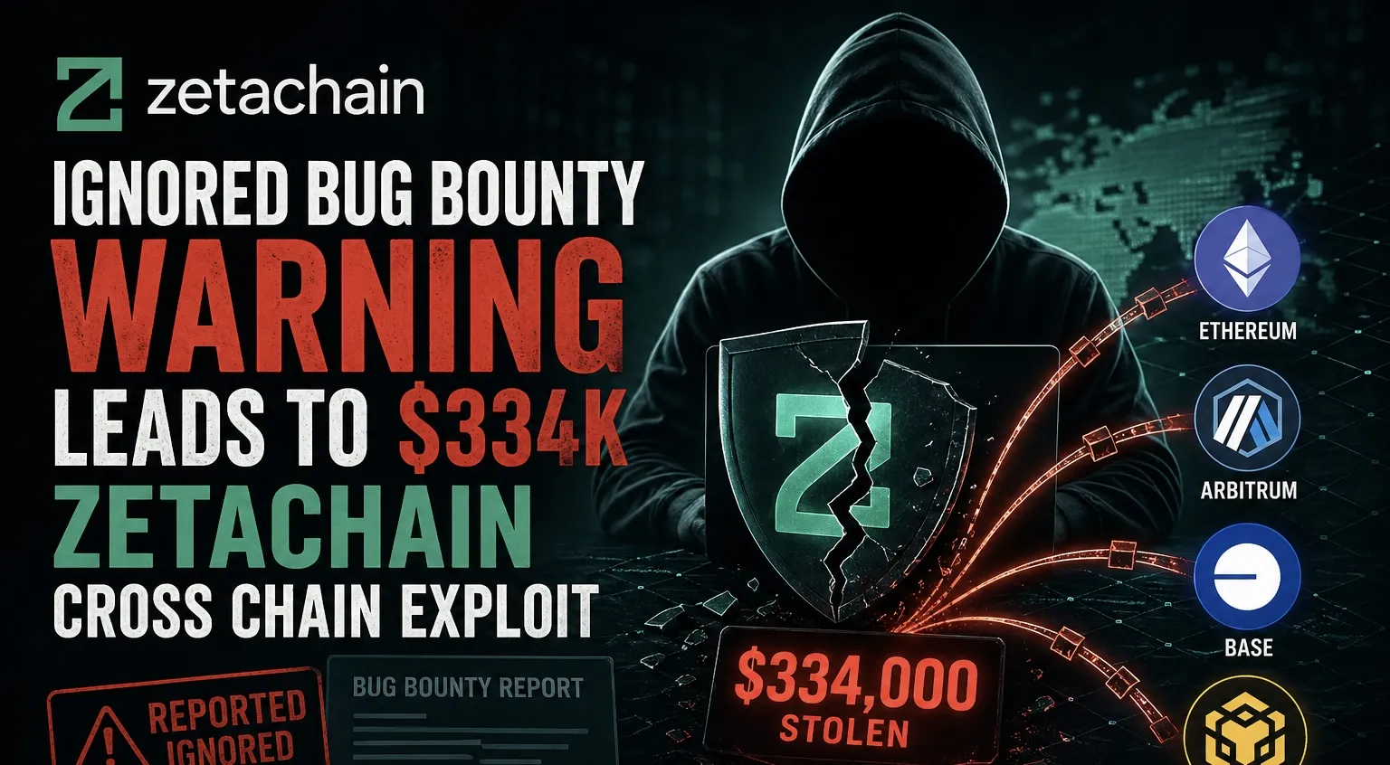 Ignored Bug Bounty Warning Leads to $334K ZetaChain Cross Chain Exploit