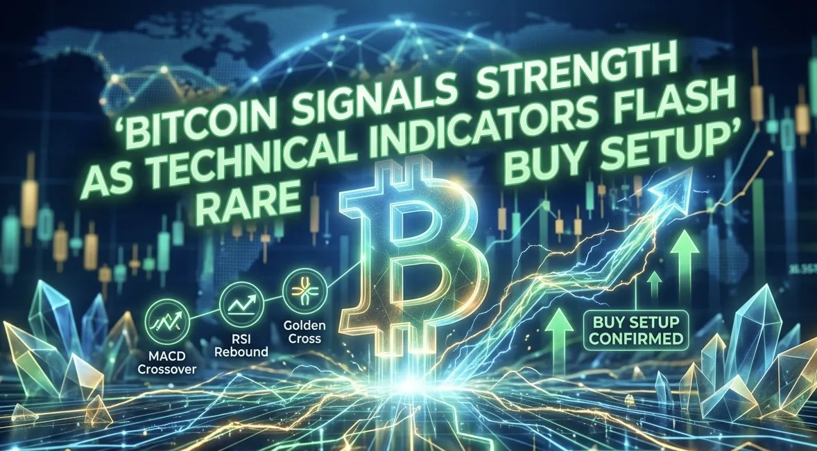 Bitcoin Signals Strength as Technical Indicators Flash Rare Buy Setup