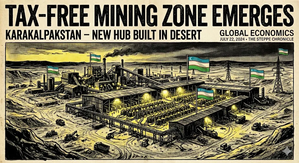 Uzbekistan Creates State-Backed Crypto Mining Zone with Tax Breaks