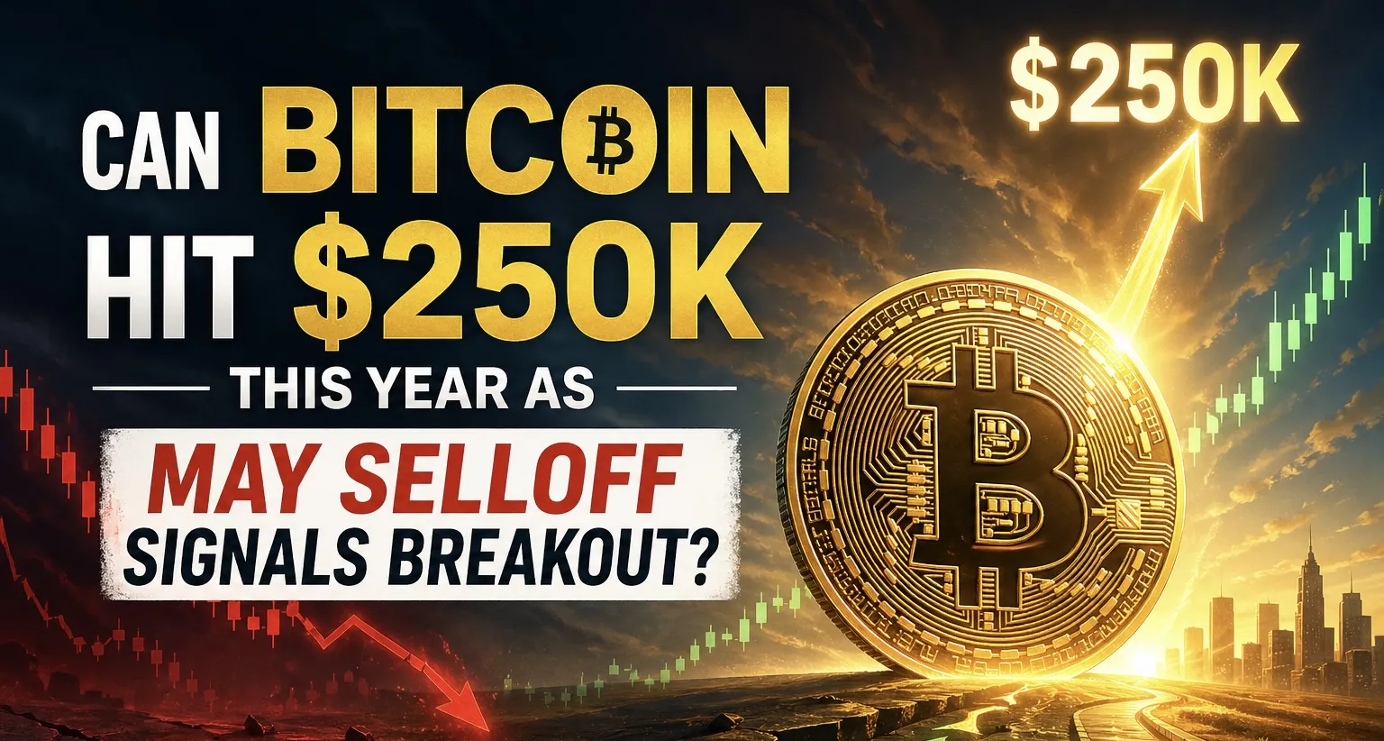Can Bitcoin Reach $250K This Year as May Selloff Signals Breakout?