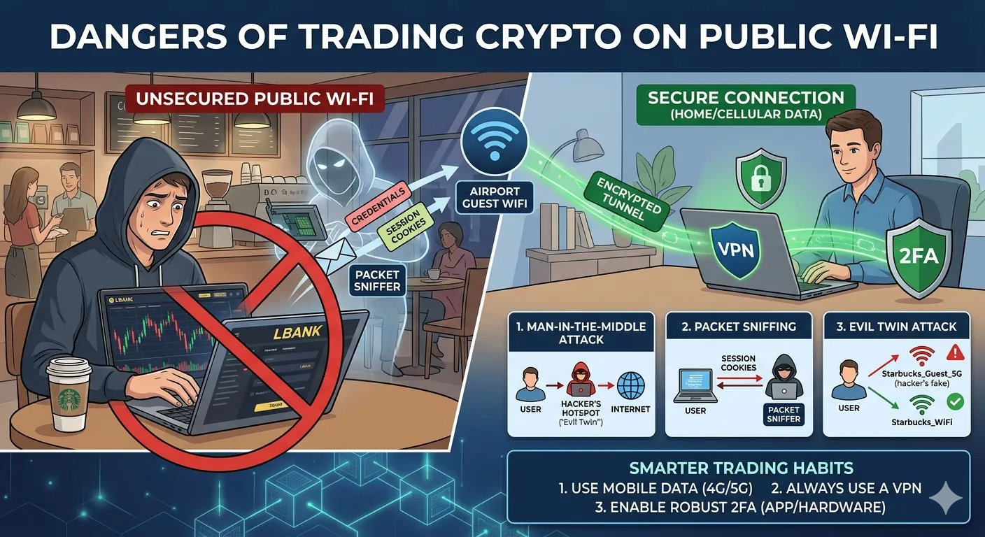 Why Trading Crypto on Public Wi-Fi is a High-Stakes Gamble
