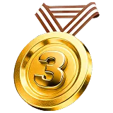 Top 3 加密交易所奖牌