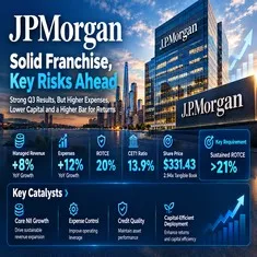 JPMorgan Chase & Co. (JPM) Equity Research Report - Strong Returns Deserve a Premium but 2.94x Tangible Book Demands More